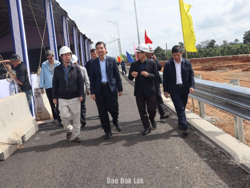Chủ tịch UBND tỉnh Tạ Anh Tuấn kiểm tra công tác chuẩn bị Lễ khánh thành đường tránh phía Đông và thông xe kỹ cao tốc Khánh Hòa – Buôn Ma Thuột