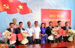 Huyện Krông Ana công bố các quyết định về công tác cán bộ