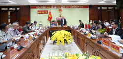 Khẩn trương hoàn chỉnh các dự thảo Nghị quyết thành lập, hợp nhất, giải thể các cơ quan chuyên môn thuộc UBND tỉnh trình HĐND tỉnh