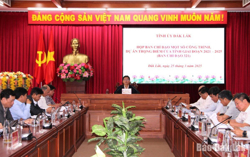 Tập trung đẩy nhanh tiến độ triển khai các dự án, công trình trọng điểm của tỉnh