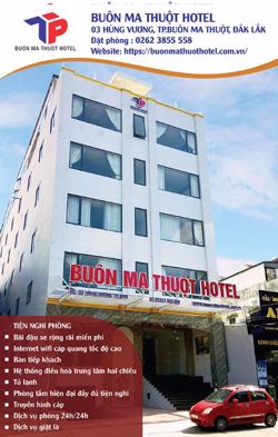 BUÔN MA THUỘT HOTEL – KHÁCH SẠN 3 SAO LÝ TƯỞNG CHO MỌI HÀNH TRÌNH