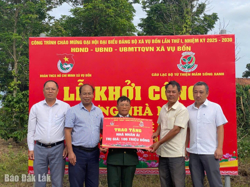 Xã Vụ Bổn: Khởi công xây dựng nhà nhân ái cho hộ khó khăn