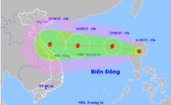 Áp thấp nhiệt đới sẽ mạnh thành bão số 5 Kajiki, giật tới cấp 13-14 và còn có thể mạnh thêm