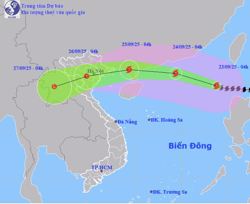 Siêu bão Ragasa vào Biển Đông, giật trên cấp 17
