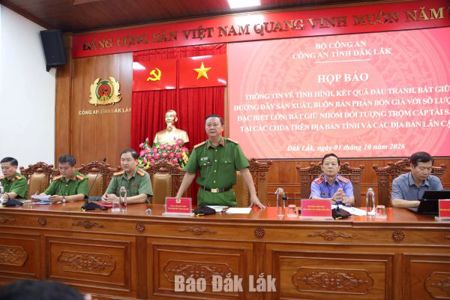 Công an tỉnh thông tin về hai vụ án lớn