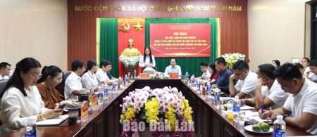 Đoàn công tác lớp bồi dưỡng cán bộ Lào trao đổi kinh nghiệm, nghiên cứu thực tế tại tỉnh Đắk Lắk