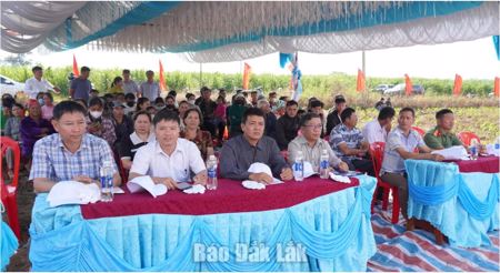 Xã Ea Knốp: Khởi công hạ tầng và bốc thăm phân lô đất ở cho 38 hộ đồng bào dân tộc thiểu số