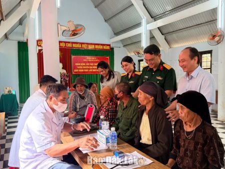 Công ty TNHH MTV Cà phê 15 khám bệnh miễn phí cho khoảng 1.700 người dân