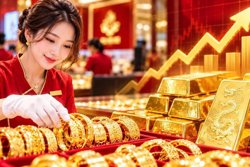 Cập nhật giá vàng sáng 6/10/2026: SJC, nhẫn 9999 BTMC DOJI Phú Quý, vàng thế giới thứ Ba