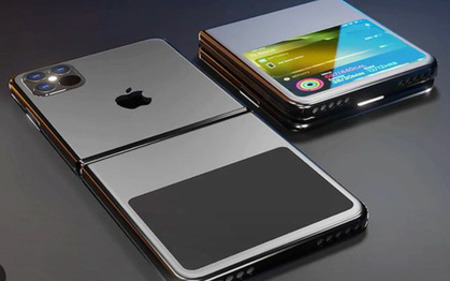 Apple muốn làm iPhone gập kiểu vỏ sò, cạnh tranh trực tiếp với Samsung