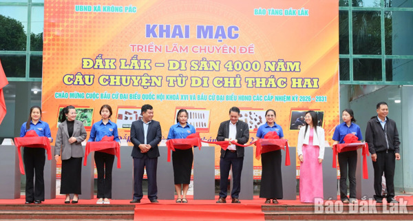 Khai mạc triển lãm “Đắk Lắk - Di sản 4.000 năm - Câu chuyện từ Di chỉ Thác Hai”