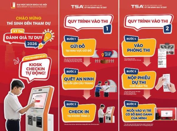 Hơn 22.000 thí sinh đăng ký dự thi đánh giá tư duy đợt 3