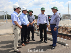 Phó Chủ tịch UBND tỉnh Trương Công Thái kiểm tra thực địa Dự án cao tốc Khánh Hòa - Buôn Ma Thuột