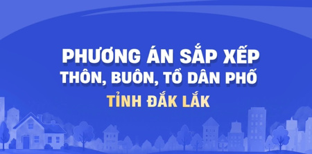 Phương án sắp xếp thôn, buôn, tổ dân phố tỉnh Đắk Lắk