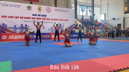 Hơn 200 vận động viên tranh tài tại Giải vô địch các câu lạc bộ thể dục Aerobic quốc gia 2026
