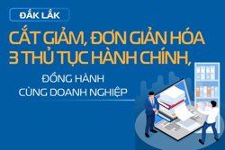 Đắk Lắk: Đẩy mạnh cắt giảm thủ tục hành chính, đồng hành cùng doanh nghiệp