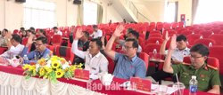 HĐND xã Krông Búk: Thông qua 3 nghị quyết quan trọng