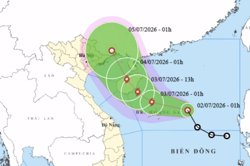 Bão số 1 có khả năng sắp hình thành