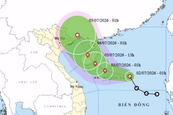 Bão số 1 có khả năng sắp hình thành