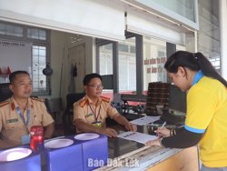 Công an tỉnh Đắk Lắk áp dụng quy định mới về sát hạch, cấp giấy phép lái xe