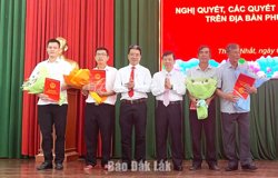 Phường Thành Nhất còn 18 tổ dân phố, 2 buôn sau khi sắp xếp