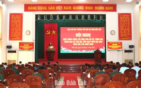 Đắk Lắk hiệp đồng ứng phó sự cố, thiên tai, thảm họa