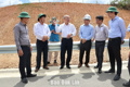 Phó Chủ tịch UBND tỉnh Trương Công Thái kiểm tra cao tốc Khánh Hòa - Buôn Ma Thuột