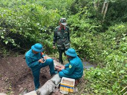Hủy nổ an toàn 8 vật liệu nổ do người dân phát hiện