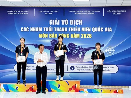 Đắk Lắk giành 9 huy chương tại Giải vô địch các nhóm tuổi thanh thiếu niên quốc gia môn bắn súng