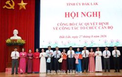 Công bố Quyết định thí điểm thành lập Đảng bộ HĐND tỉnh trực thuộc Tỉnh ủy