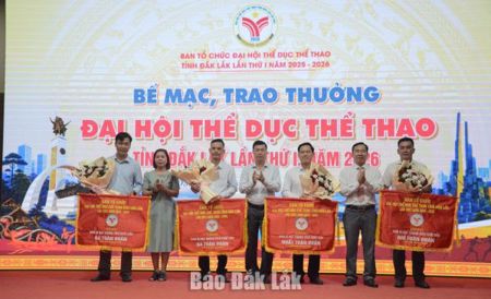 Đại hội Thể dục thể thao tỉnh Đắk Lắk: Sở Giáo dục và Đào tạo xếp thứ Nhất toàn đoàn