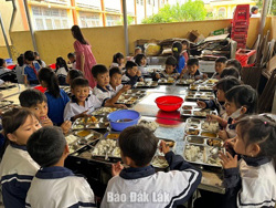 Triển khai Chương trình Bữa ăn dinh dưỡng học đường tại Đắk Lắk