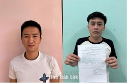Bắt tạm giam 2 bị can dùng điện thoại giả đánh tráo hàng thật