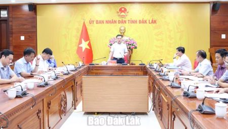 Khẩn trương triển khai các dự án khắc phục hậu quả thiên tai