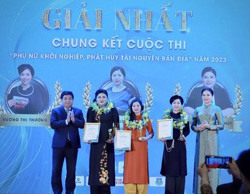 Phụ nữ Đắk Lắk giành giải Nhất tại Cuộc thi Phụ nữ khởi nghiệp năm 2023
