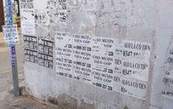 "Ngân hàng cột điện" lại tràn lan