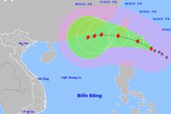 Bão Koinu giật trên cấp 17 sắp vào Biển Đông, biển động dữ dội