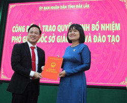 Ông Lưu Tiến Quang giữ chức vụ Phó Giám đốc Sở Giáo dục và Đào tạo