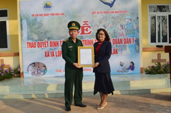 Đắk Lắk: Tặng công trình Trạm xá quân dân y tại xã biên giới