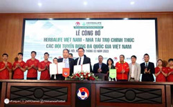 Các đội tuyển bóng đá Việt Nam nhận thêm nguồn tài trợ lớn
