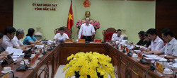 UBND tỉnh thông qua các nội dung trình HĐND tỉnh