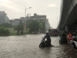 Ngày 19/8, Bắc Bộ có nơi mưa rất to, trên 130 mm