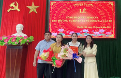 Huyện ủy Lắk công bố quyết định về công tác cán bộ