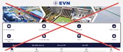 Lại xuất hiện trang web giả mạo EVN
