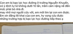 Vụ phụ huynh tố con bị "bạo lực học đường": Đâu là sự thật?