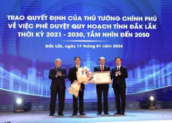 Công bố Quy hoạch tỉnh Đắk Lắk thời kỳ 2021 - 2030, tầm nhìn đến năm 2050