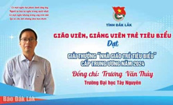 Đắk Lắk có 2 giáo viên nhận Giải thưởng “Nhà giáo trẻ tiêu biểu” năm 2024