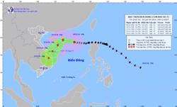 Sáng nay, bão số 7 mạnh cấp 14 cách quần đảo Hoàng Sa khoảng 480 km