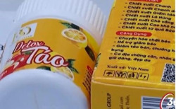 Sản phẩm Detox Táo hỗ trợ giảm cân chứa chất cấm