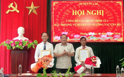 Huyện ủy Lắk công bố quyết định về công tác cán bộ